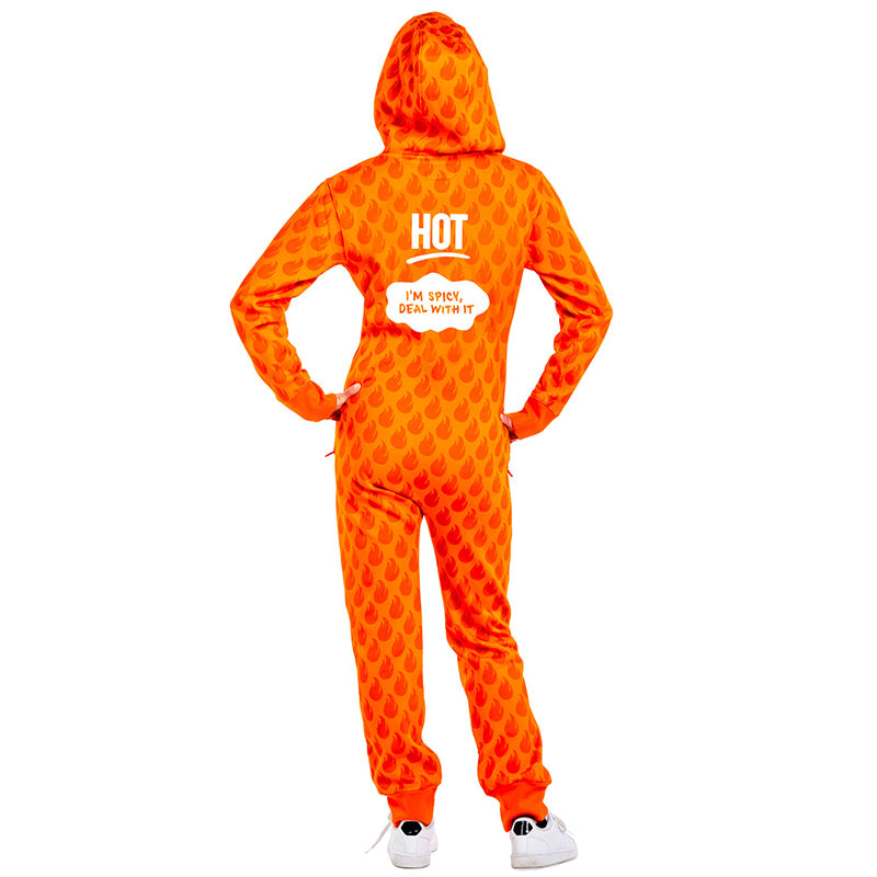 Taco Bell x Tipsy Elves Hot Sauce Packet Jumpsuit