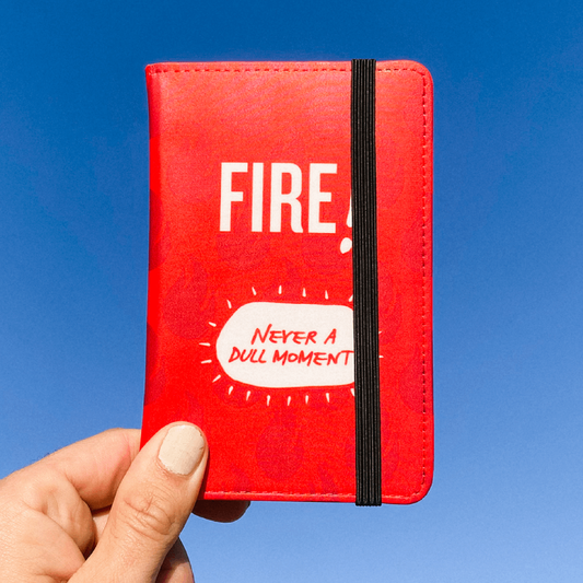 Fire Sauce Packet Passport Case