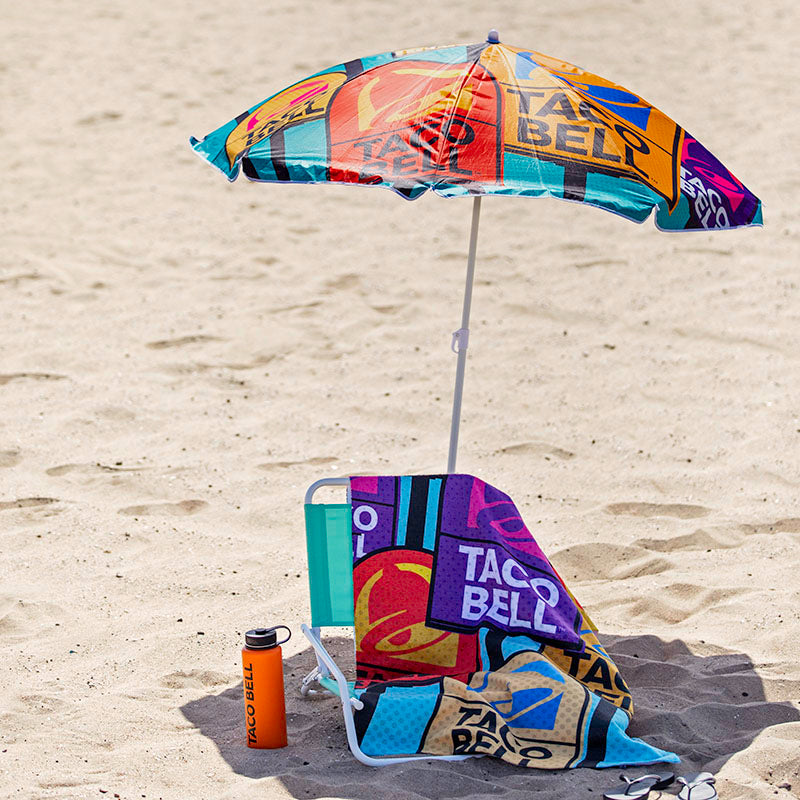 Taco Bell Pop Art Beach Umbrella