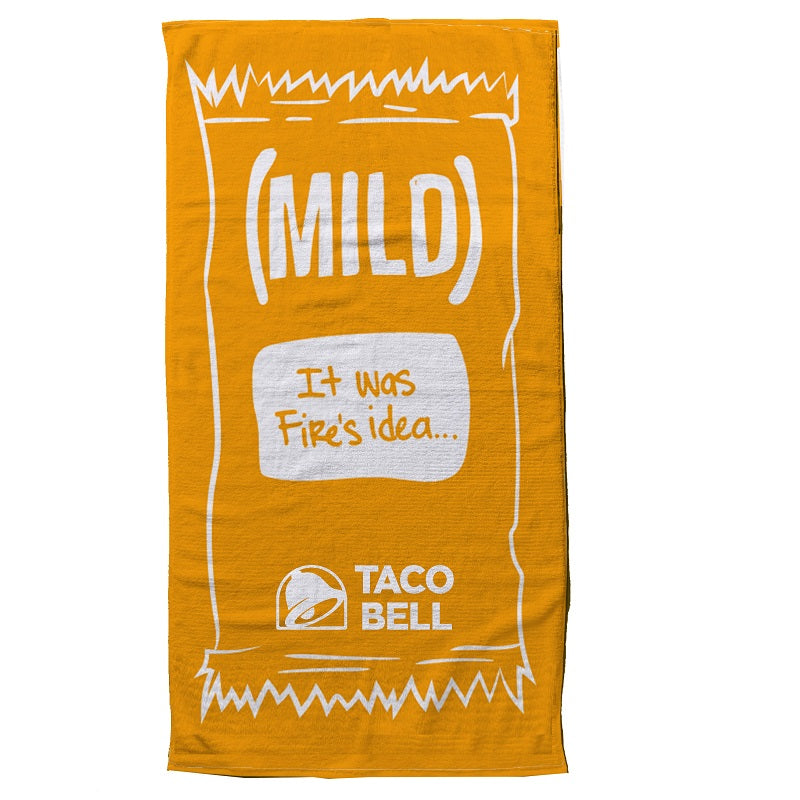 Mild Sauce Packet Beach Towel