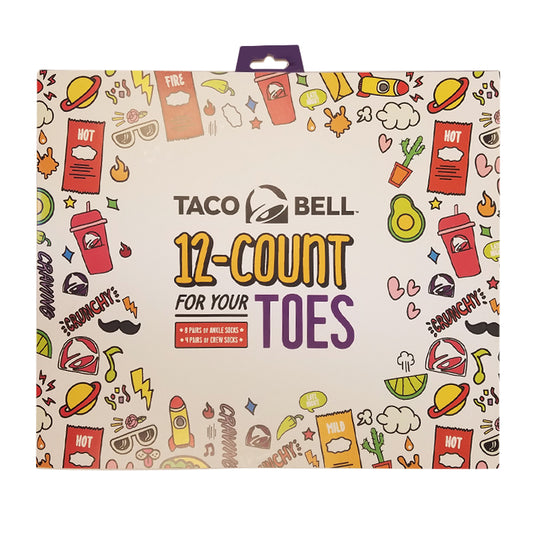Taco Bell '12 Days of Socks'