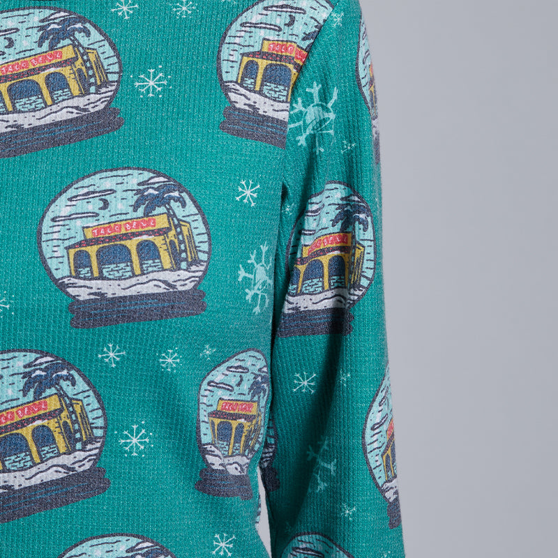 Taco Bell Numero Uno Snow Globe Holiday Pajama Set
