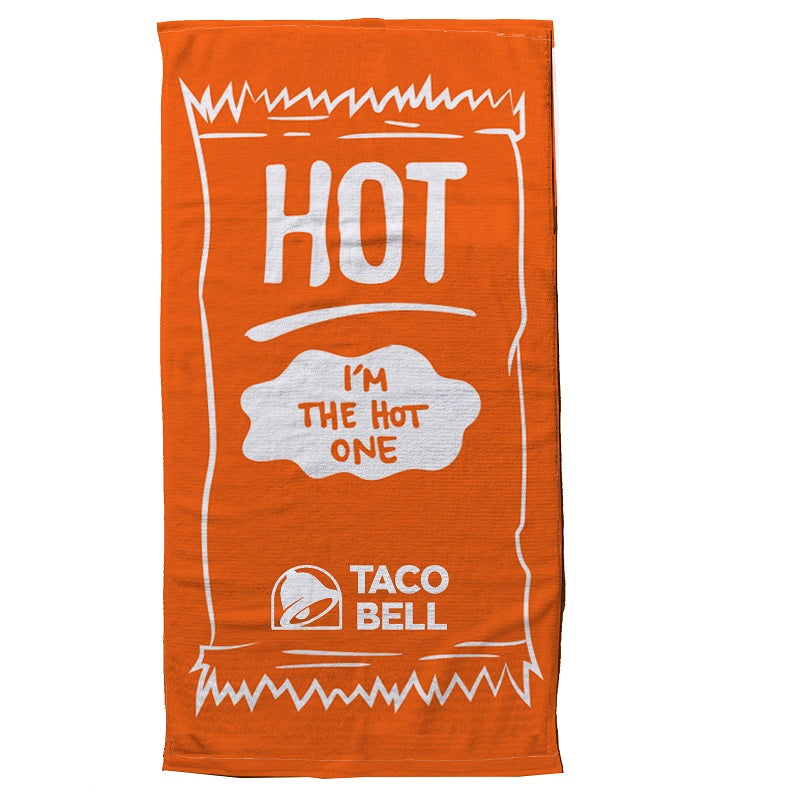Hot Sauce Packet Beach Towel